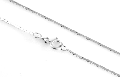 Sterling silver Mirror Box Chain